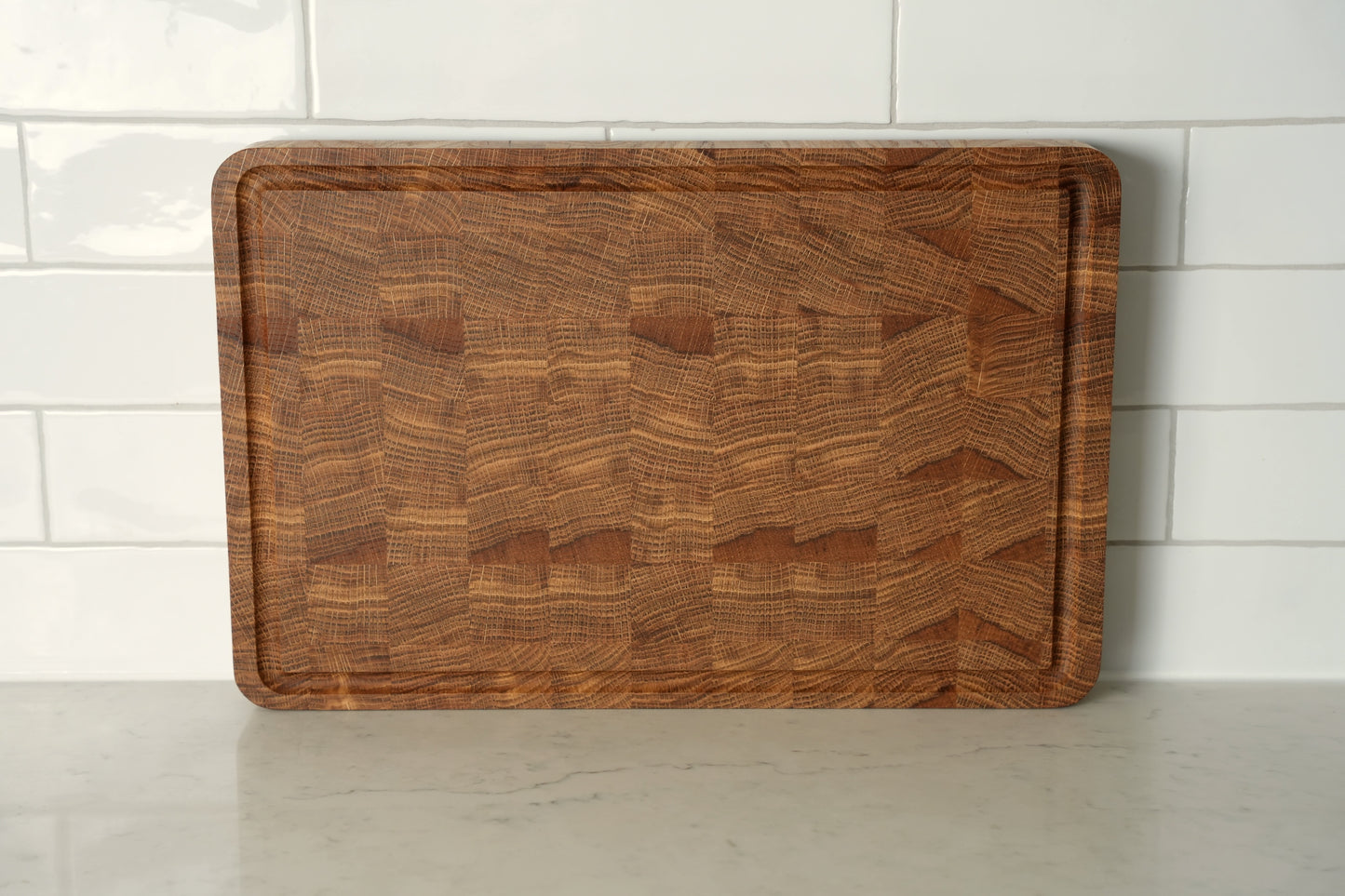 White Oak End Grain Cutting Board